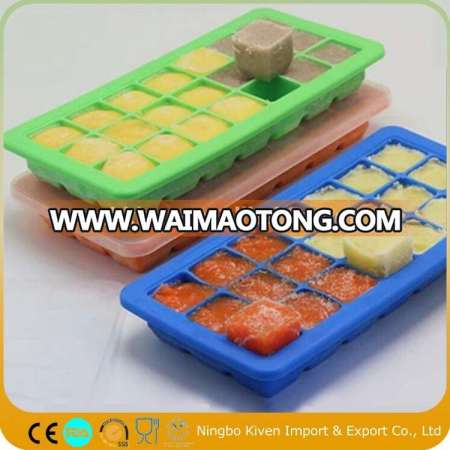 Burger Storage Container Innovative Baby Food Press Silicone Freezer